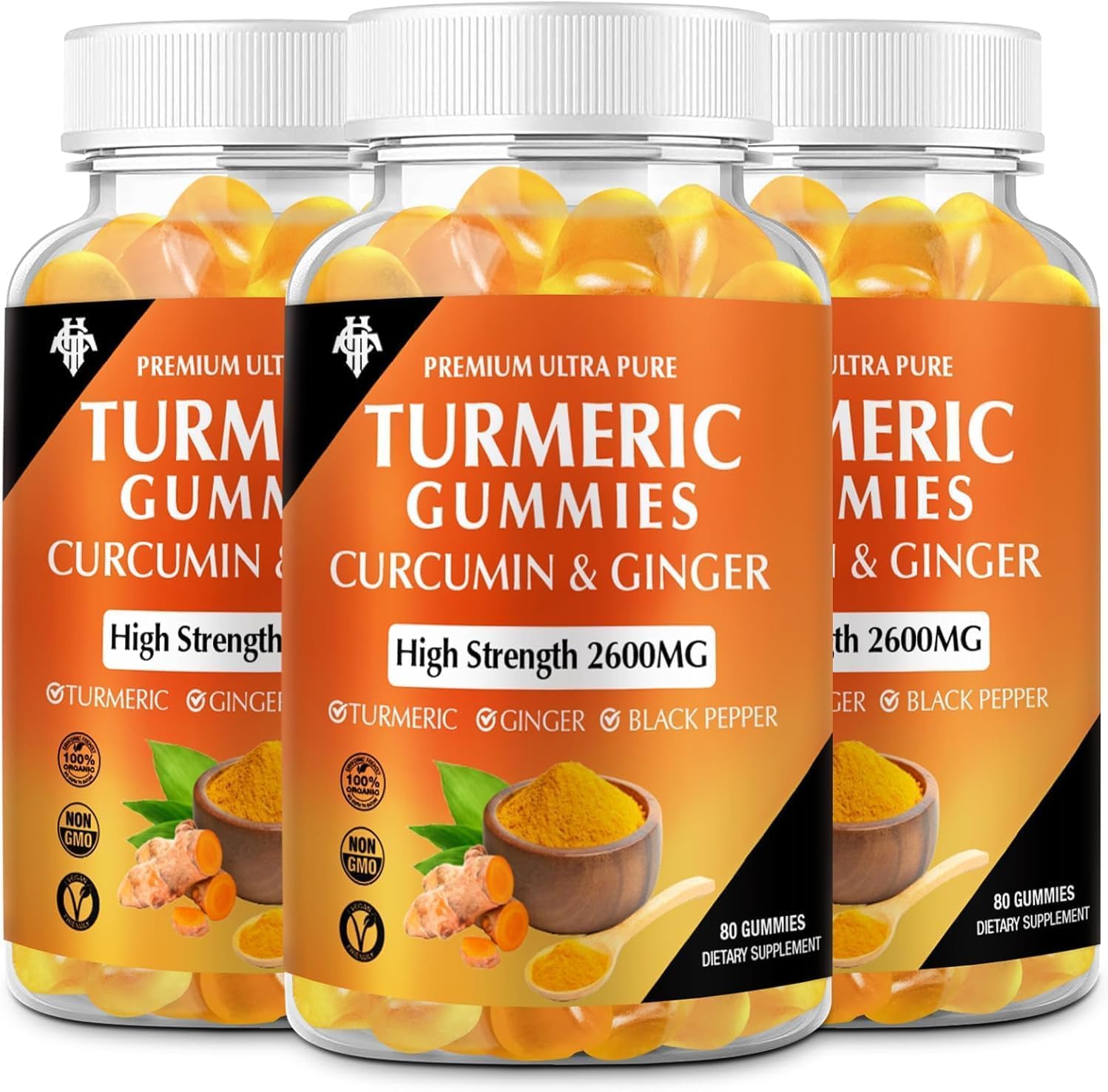 Turmeric Curcumin Gummies for Immune Support and Muscle Health