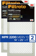 Filtrete 14x25x1 AC Furnace Air Filter MERV 13 - Elite Allergen