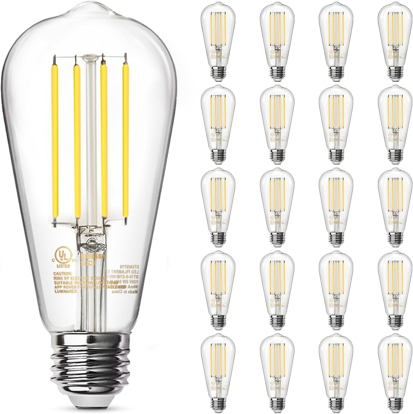 TJOY 20 Pack E26 Base Vintage LED Edison Light Bulbs Review