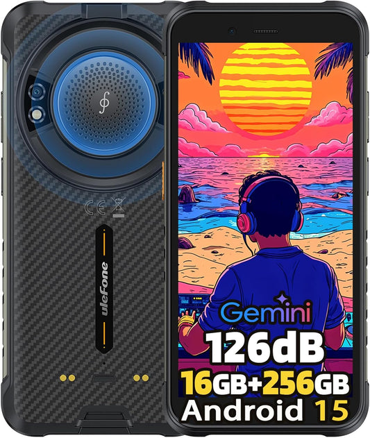 Ulefone RugKing Android 15 Rugged Smartphone with 9600mAh Battery
