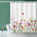 Shower Curtain Flower Shower Curtain Waterproof 72 in x 72 in