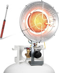 Single Tank Top Propane Radiant Heater 18,000 BTU - Portable Outdoor