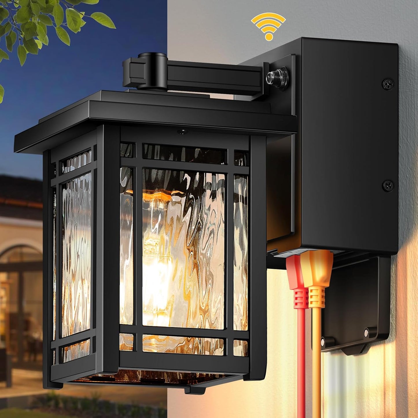 Porch Light with GFCI Outlet for Modern Outdoor Spaces