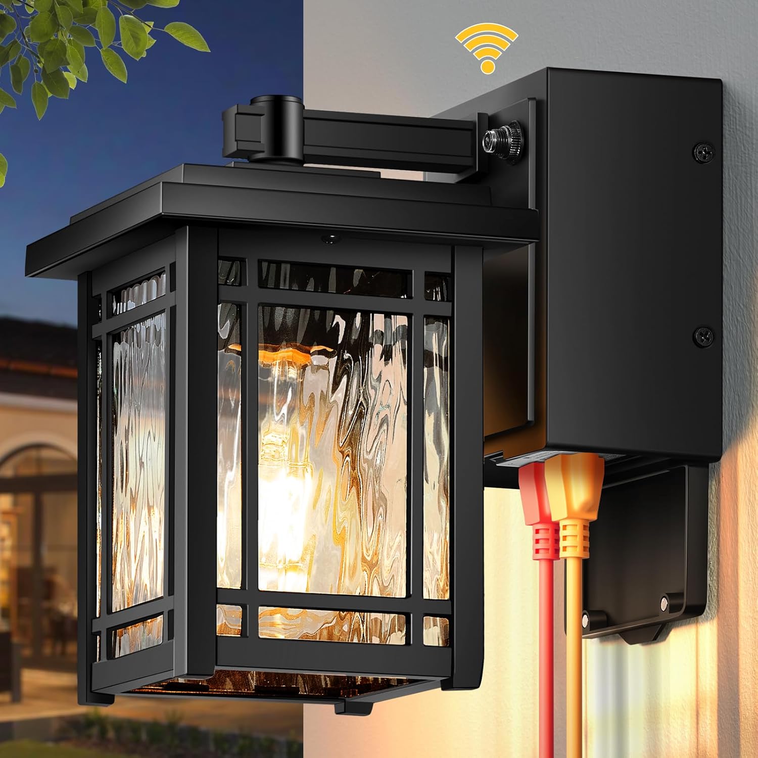 Porch Light with GFCI Outlet for Modern Outdoor Spaces