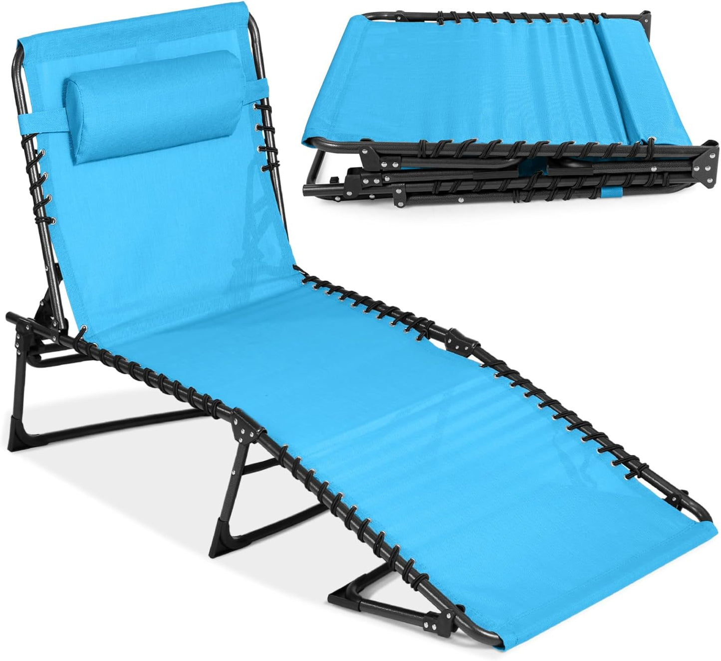 Best Choice Products Portable Outdoor Folding Recliner Lounge Chair