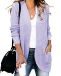 Saodimallsu Womens Loose Open Front Cardigan (Style LB6Y)