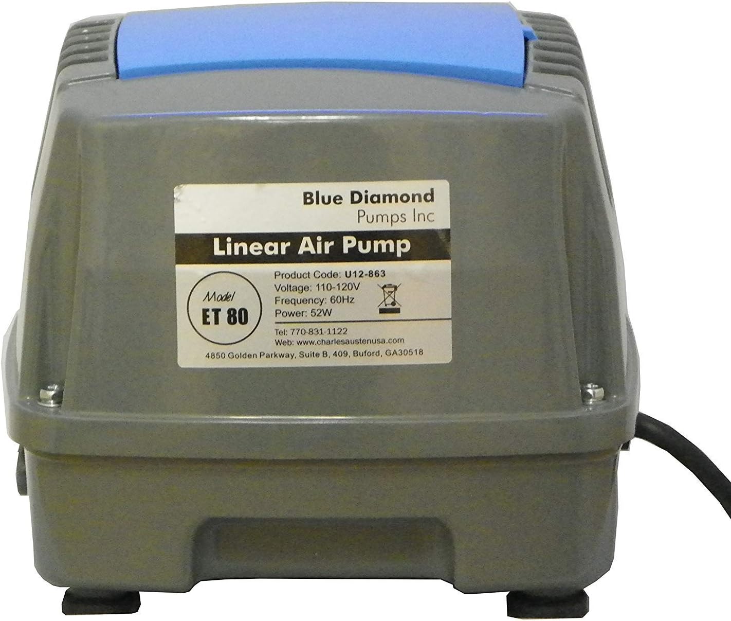 Blue Diamond ET 80 Septic Linear Diaphragm Air Pump Review
