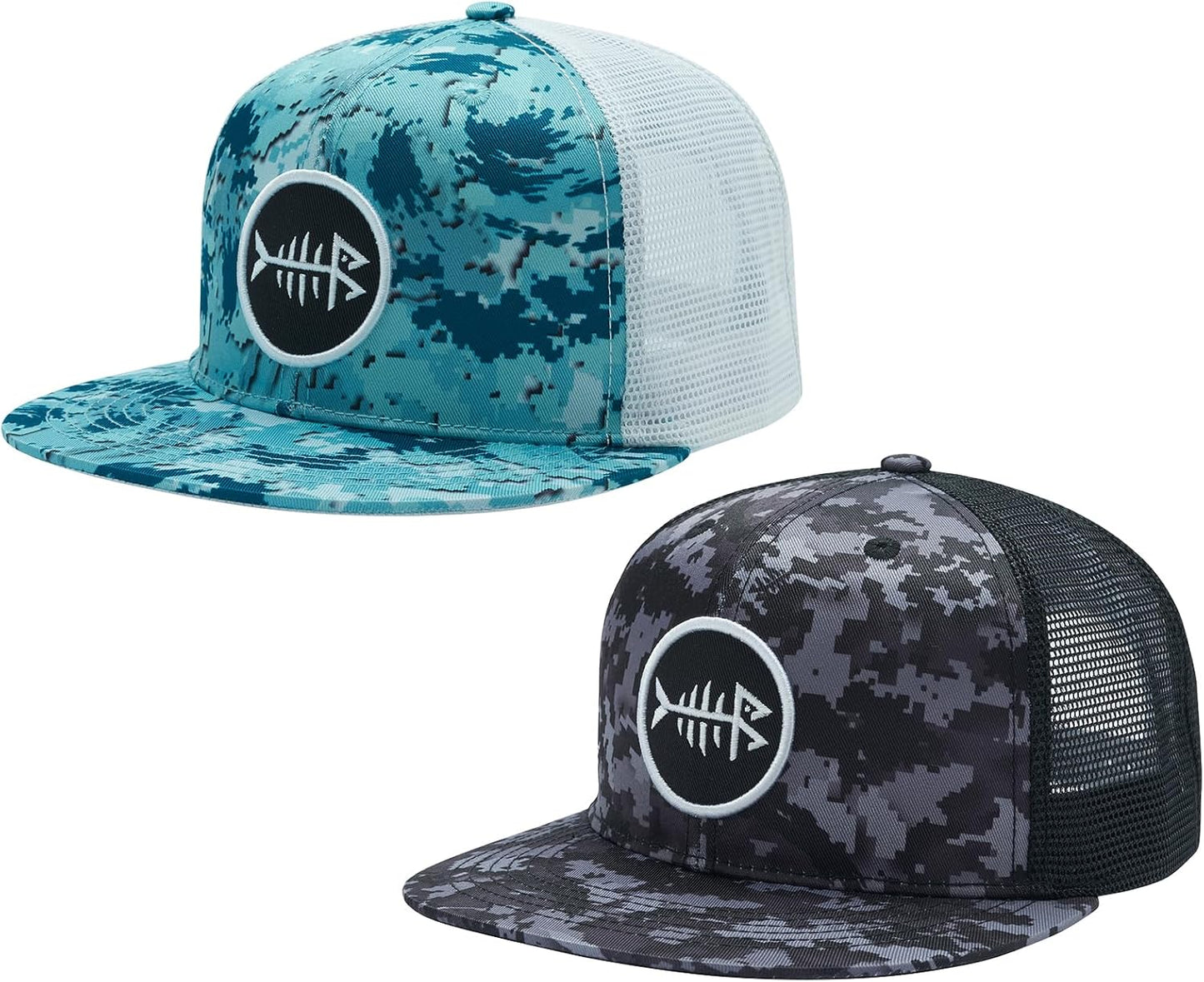 BASSDASH Adjustable Snapback Hat for Fishing and Hunting
