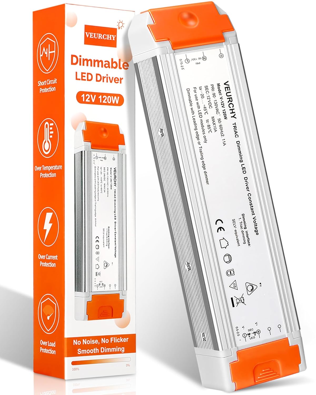 120W Dimmable LED Driver for 12V Lighting Applications