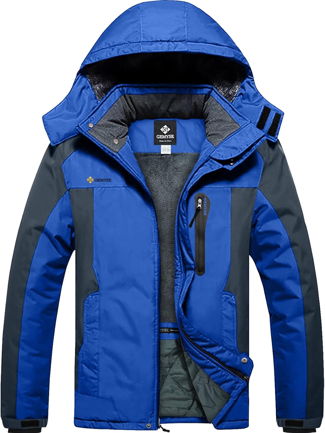 GEMYSE Men's Ski Snow Jacket: Warm, Waterproof, Windproof Coat