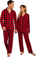 Christmas Family Matching Pajamas Long Sleeve Button Down - Soft