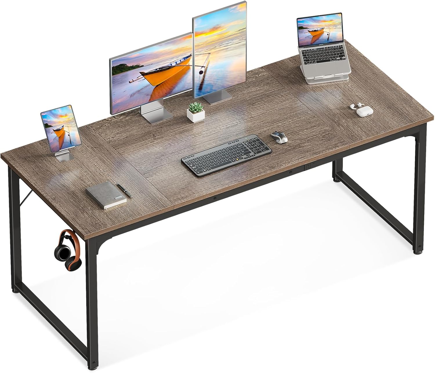 63 Inch Computer Desk for Home Office by Casaottima