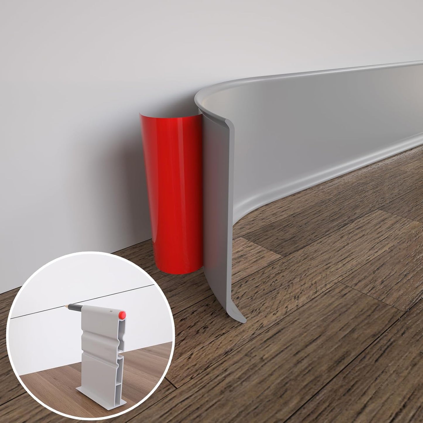 Flexible Baseboard Molding Trim for Easy Home Renovation
