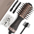 Dual Voltage Blow Dryer Brush for Effortless Travel Styling