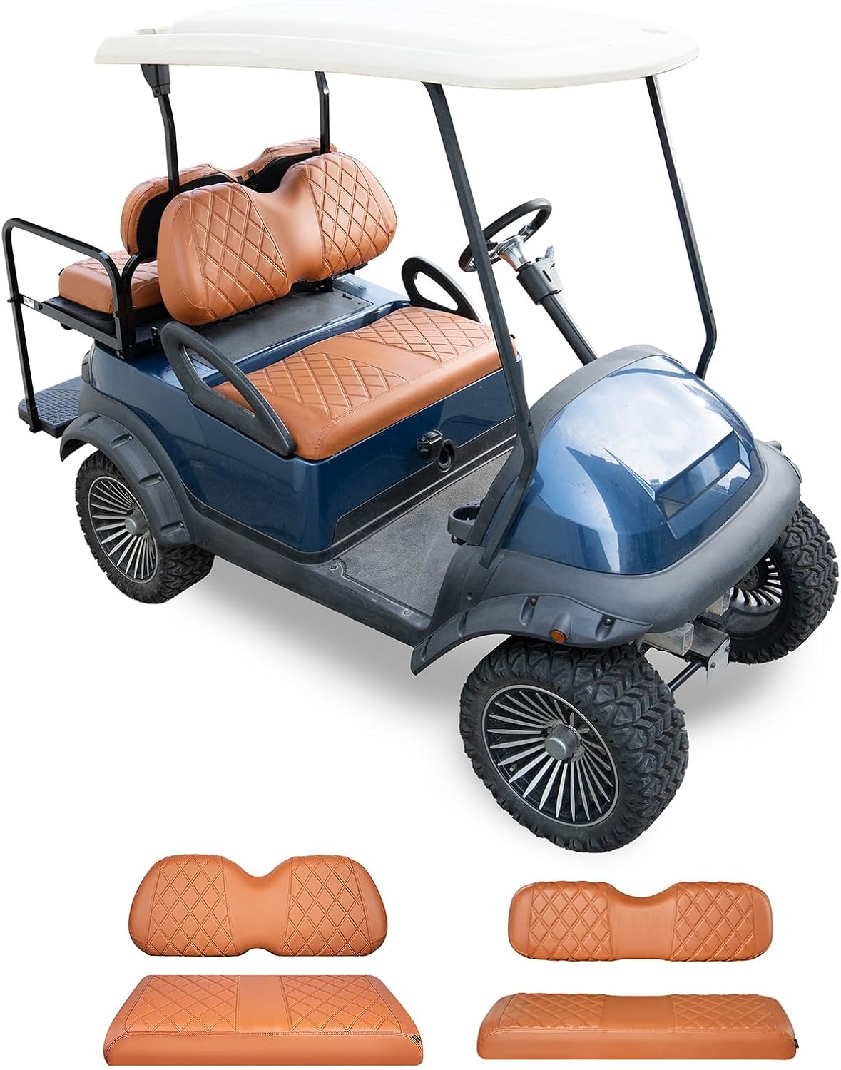 NOKINS Golf Cart Seat Covers Kit for Club Car Precedent Models