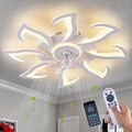Malnutcolor Modern Low Profile 36 in Flush Mount Ceiling Fan with 3
