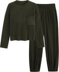 PRETTYGARDEN Two Piece Sweater Set for Women - Cozy Fall Lounge
