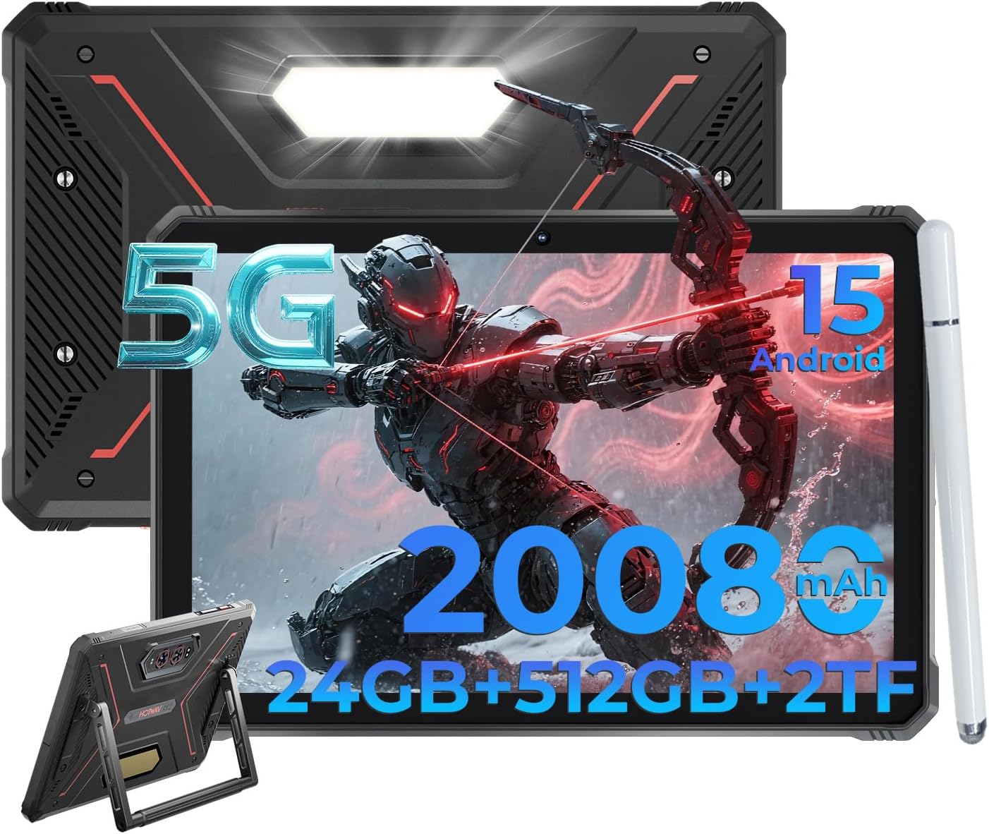 HOTWAV R9 Ultra 5G Rugged Tablet with 11in FHD+ Display