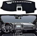 SPEEDWOW Dashboard Cover Mat for Ford F150 2015-2020 - Glare Reduction
