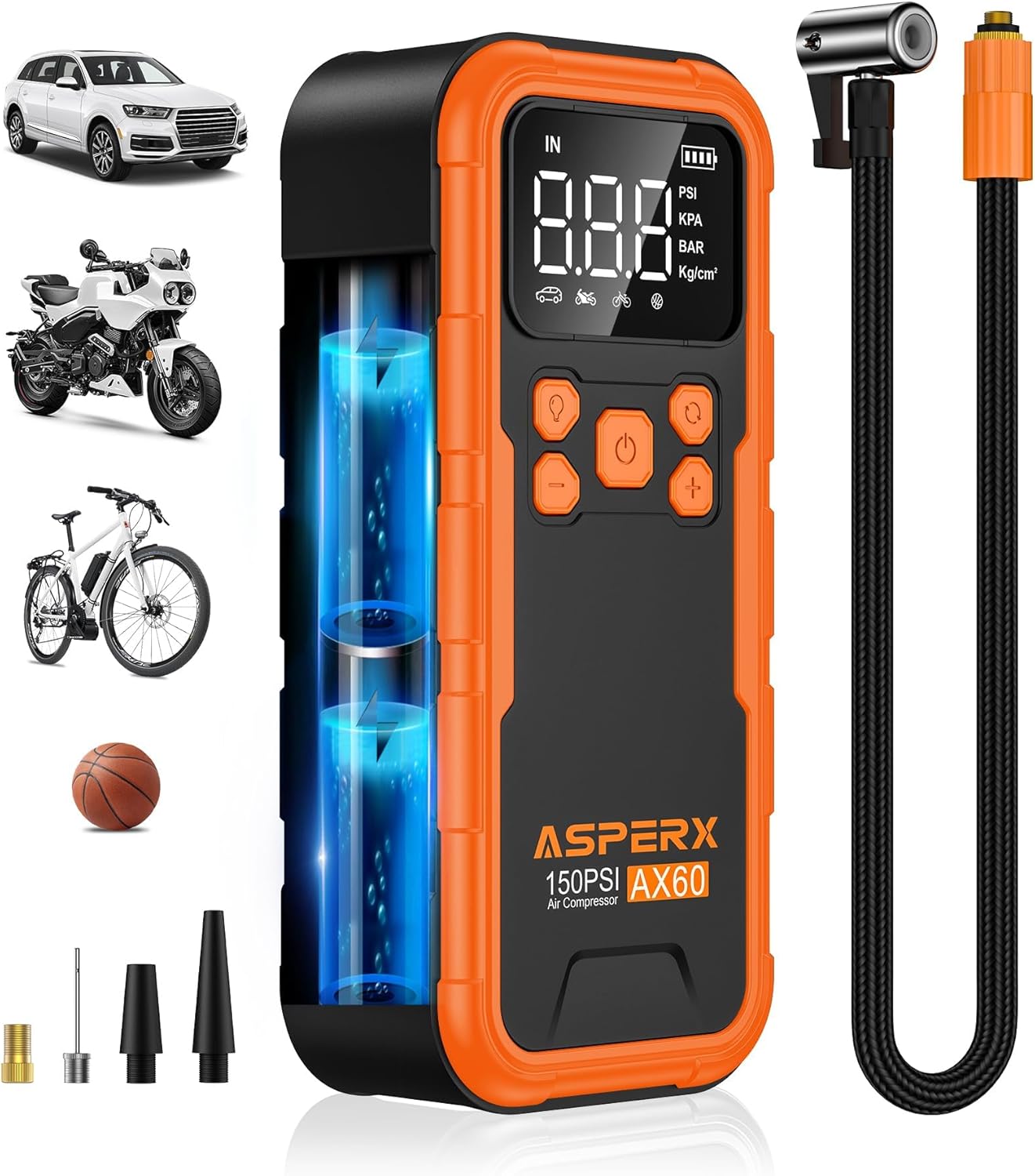 Fast Inflation Anywhere: AsperX Portable Air Compressor