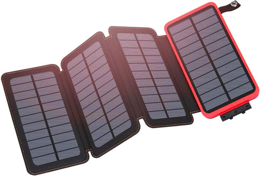 Hiluckey Solar Charger 25000mAh: Ultimate Outdoor Power Bank