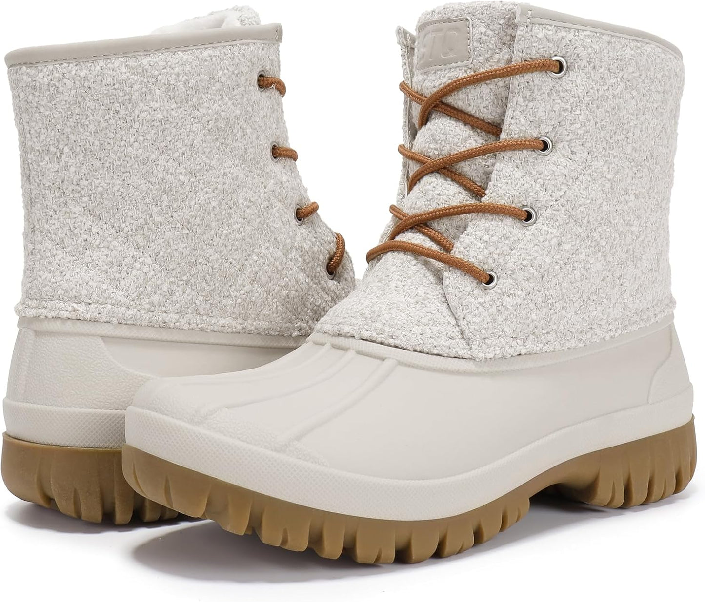 Waterproof Duck Boots for Women - STQ Quilted Snow Boots
