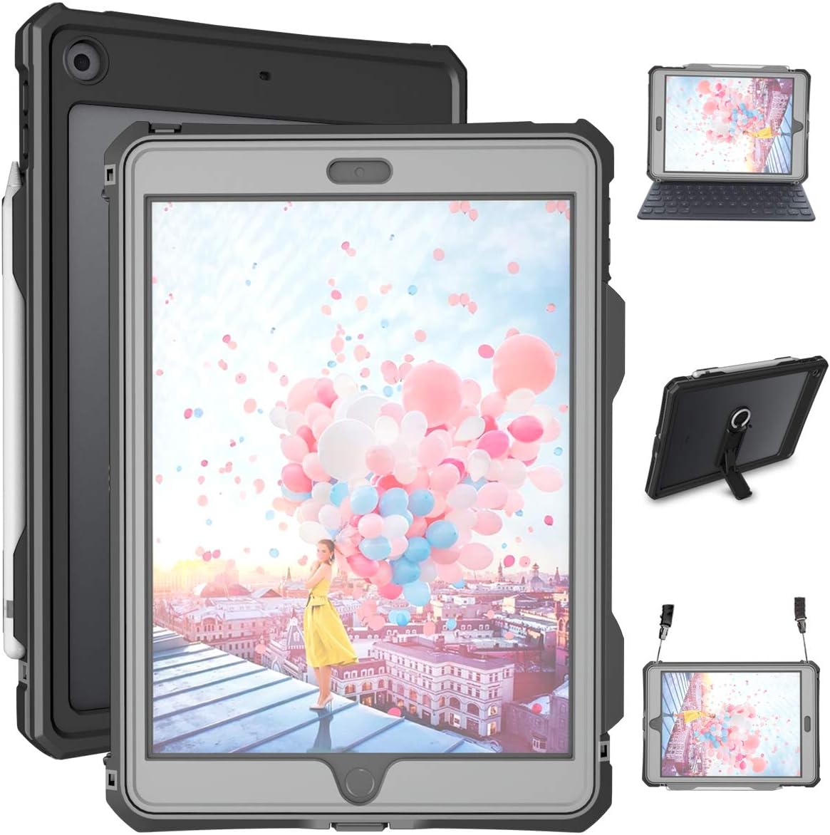 Waterproof iPad 10.2 Case for 7th/8th/9th Generation Protection