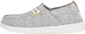 Hey Dude Women's Wendy Halo Knit Slip On Loafers for Comfort