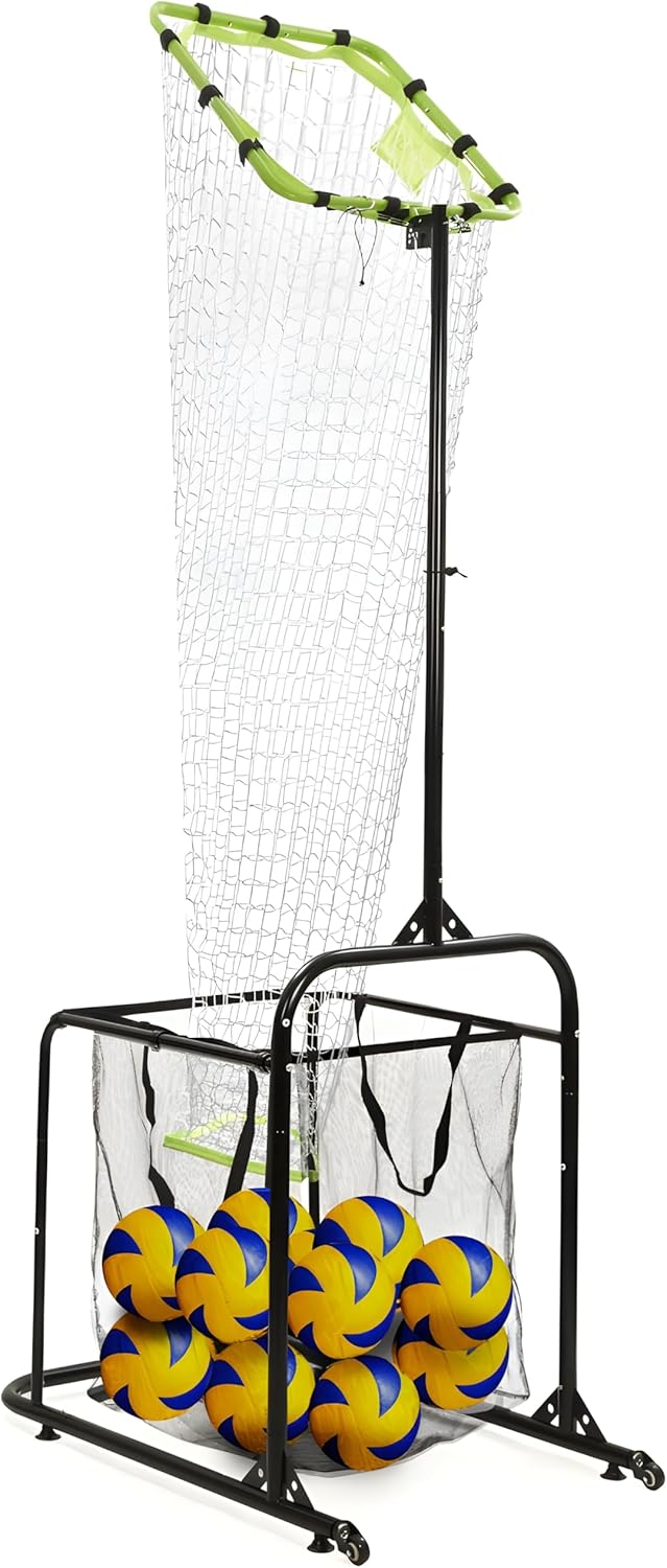 Volleyball Setter Training Equipment with Adjustable Net Features