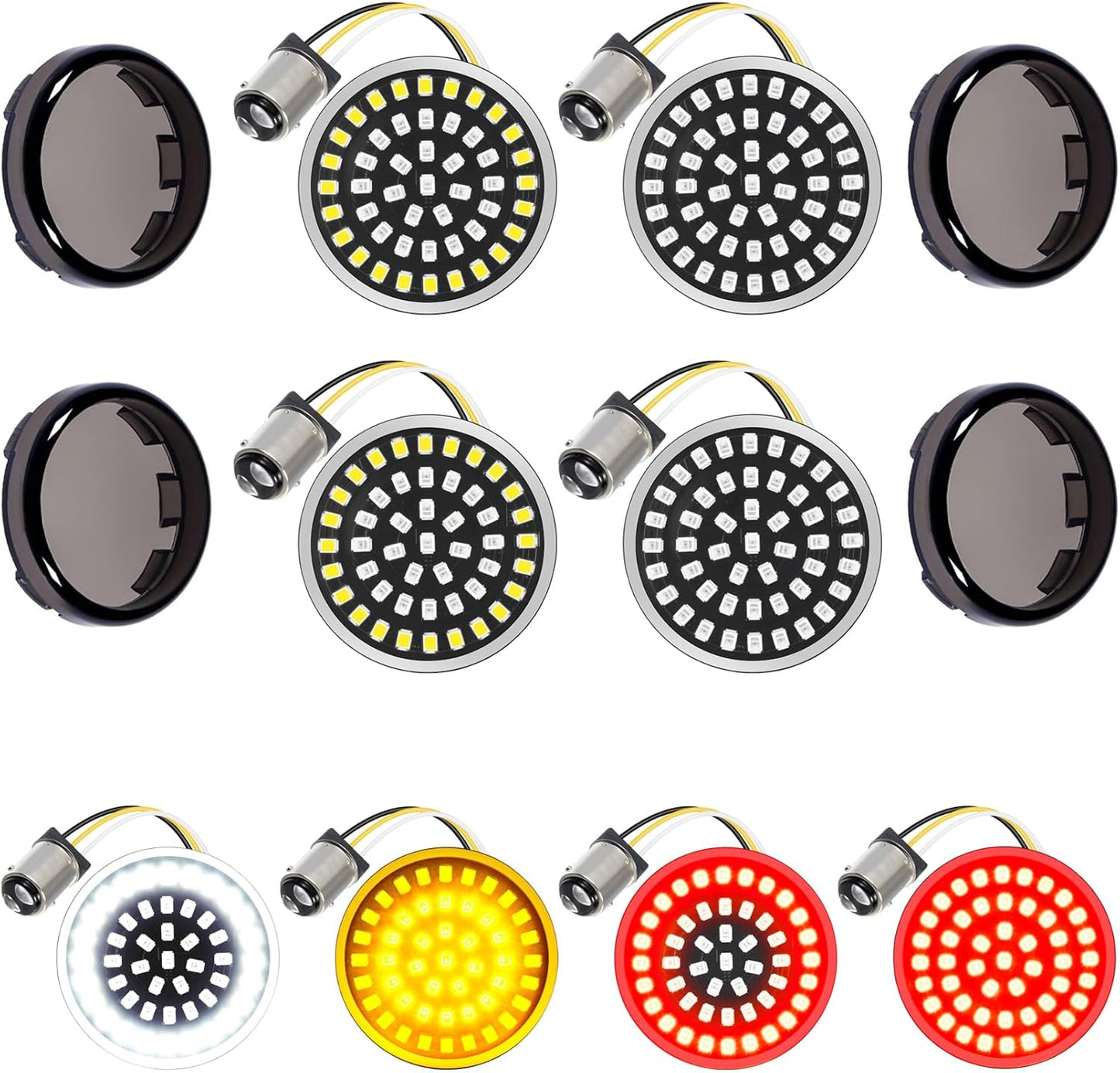 PBYMT 1157 LED Turn Signals for Harley Dyna Softail Touring