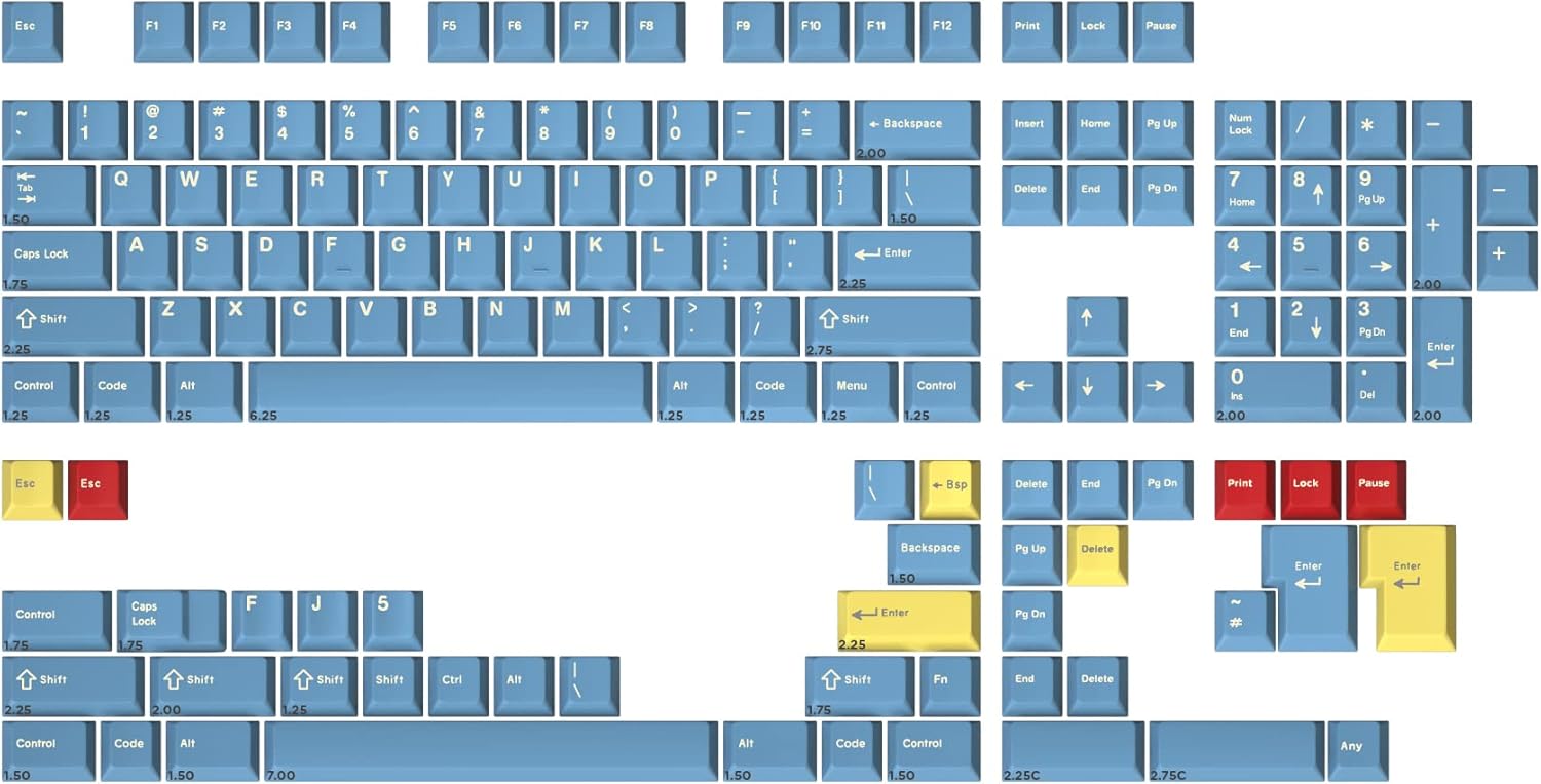 DROP MiTo GMK Godspeed Custom Keycap Set for Mechanical Keyboards