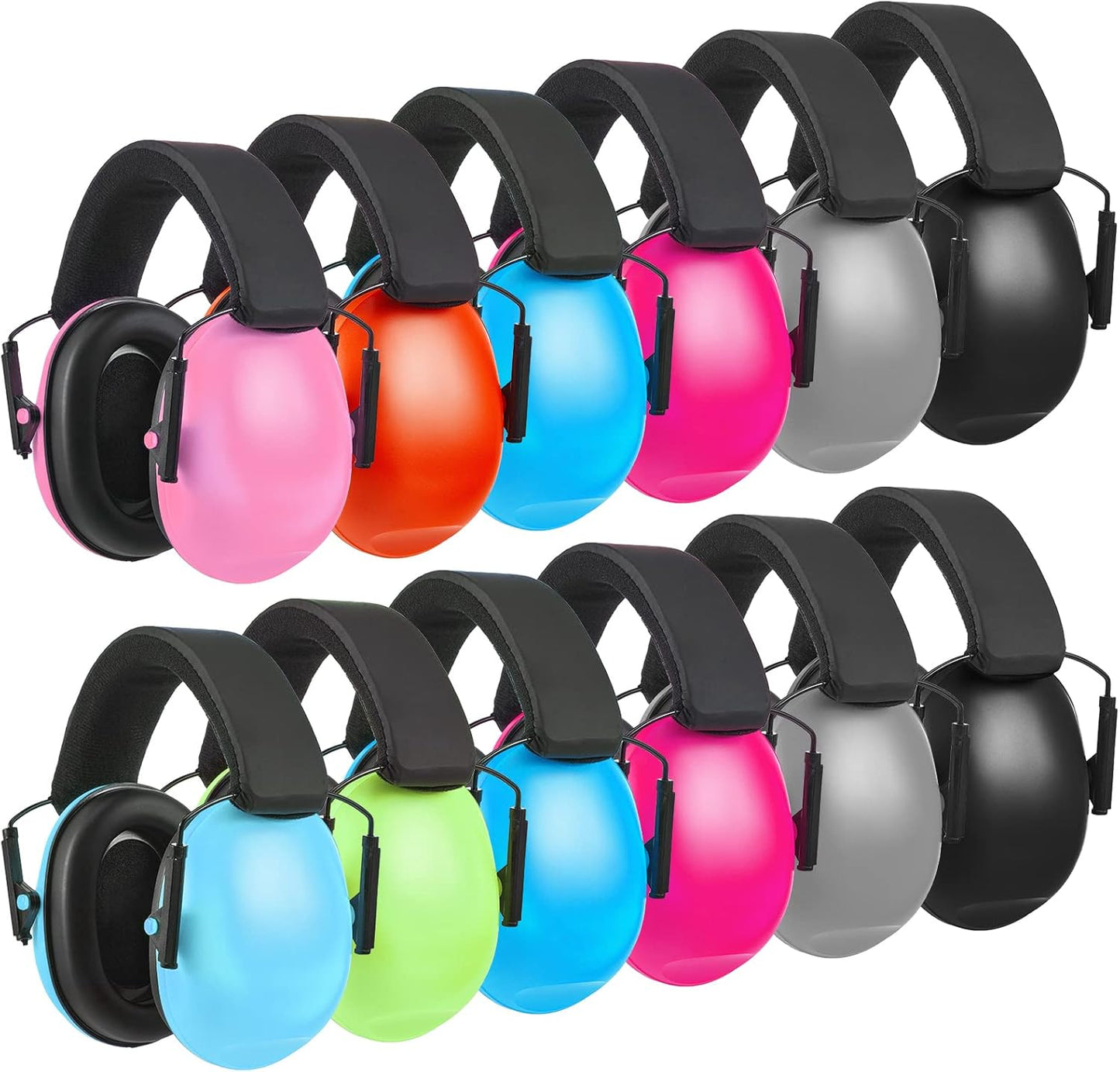 Kids Noise Cancelling Headphones 12 Pcs Ear Muffs for All Ages