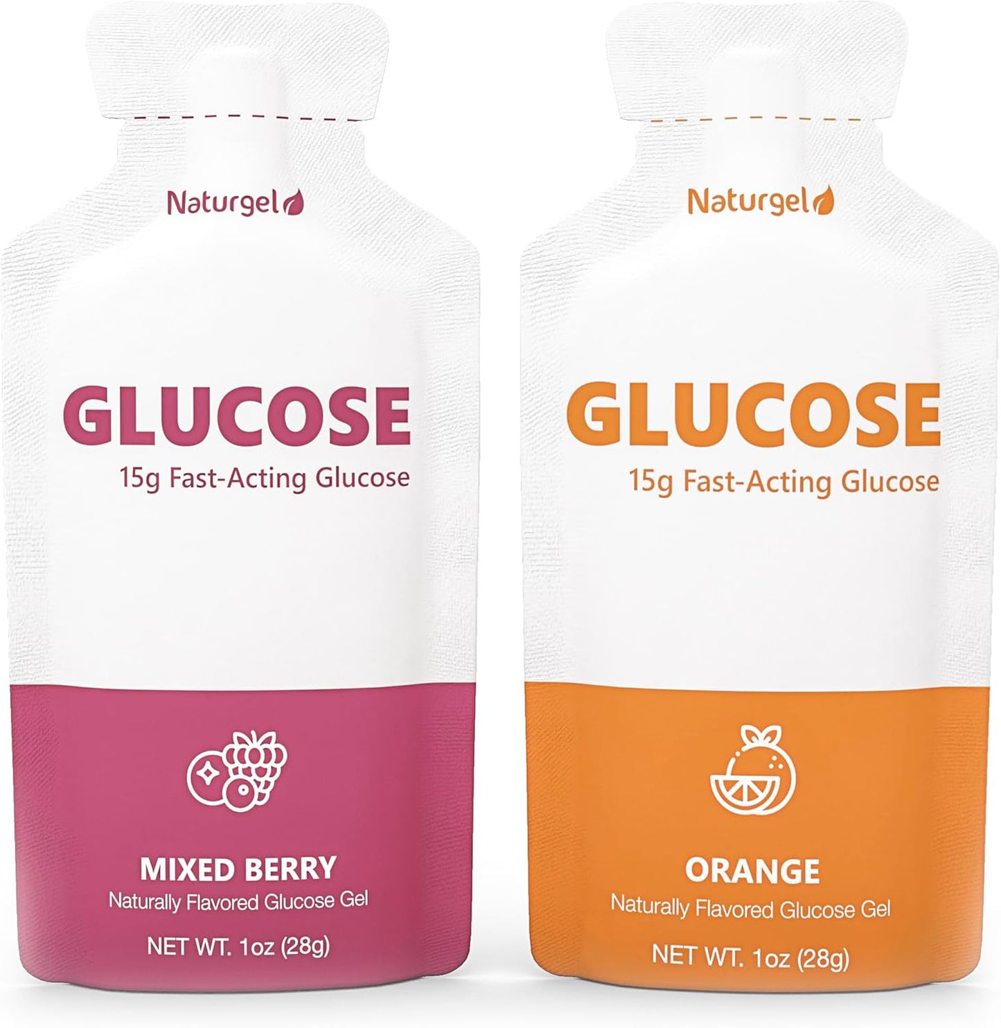 Fast-Acting Liquid Glucose Gel Pack of 20 for Quick Energy