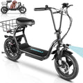 Caroma Peak Electric Scooter with Seat and 30 Miles Range