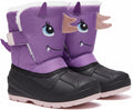 Kids' Snow Boots Insulated Waterproof Fur Lined Warm (Style HDBD)