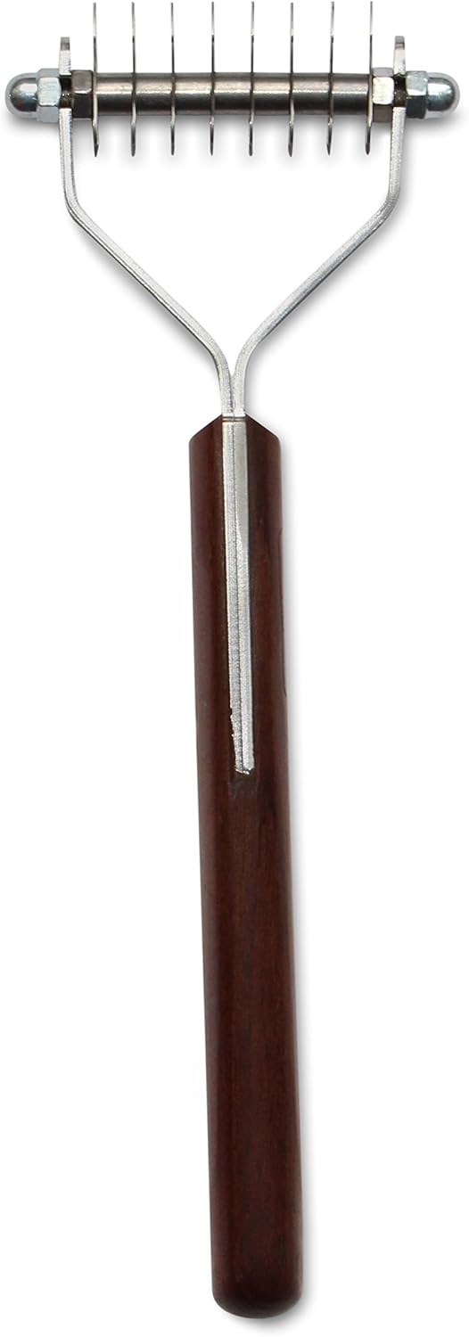 Mars Coat King Dematting Tool for Dogs and Cats - 8-Blade Rake