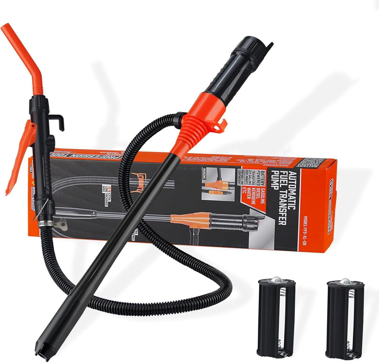 Portable Power Battery Pump for Water/Fuel Transfer - Bicos