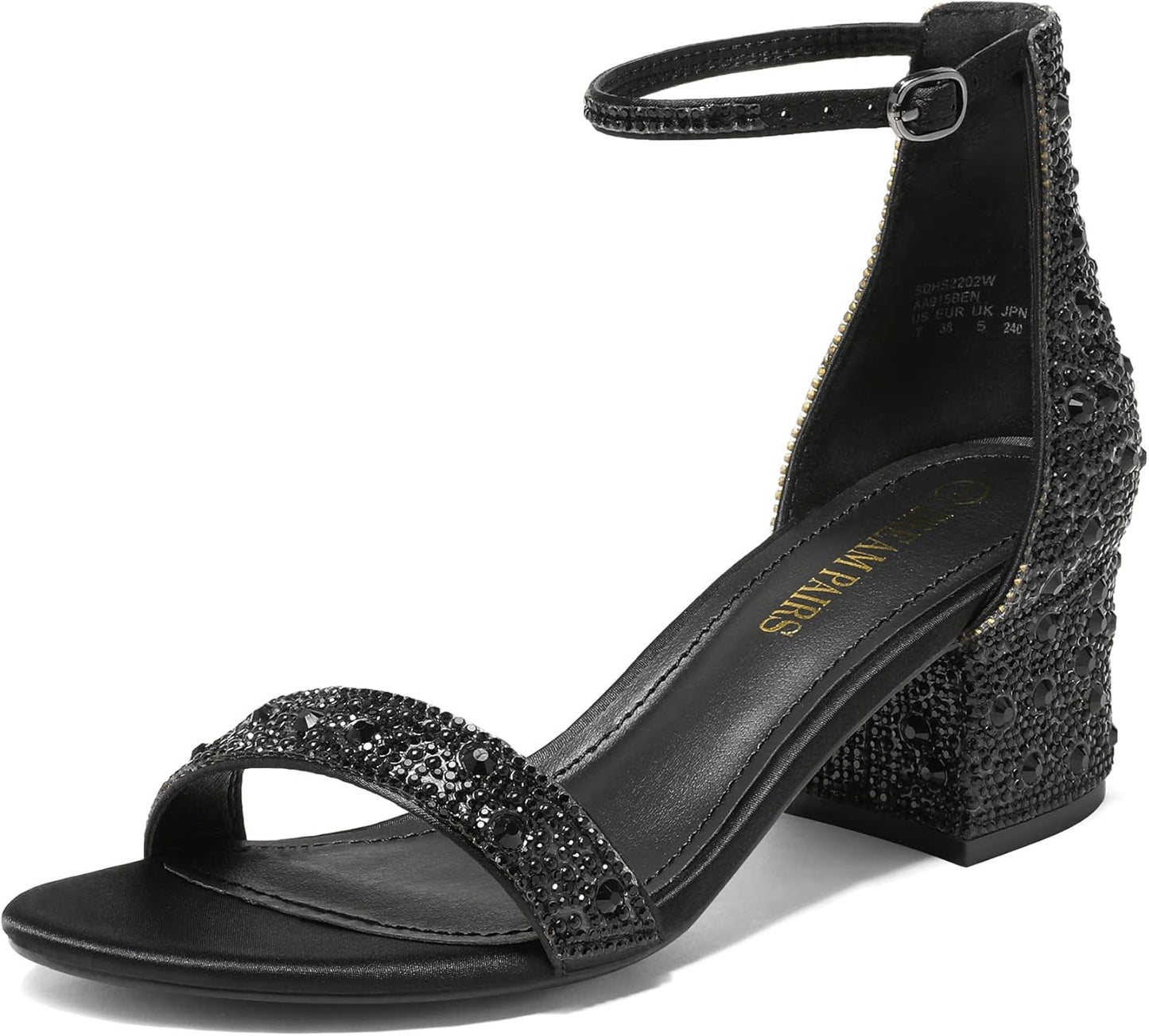 DREAM PAIRS Womens Low-Chunk Low Heel Pump Sandal for Elegance