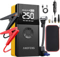 4 in 1 Portable Car Jump Starter with Air Compressor - Compact 4000A