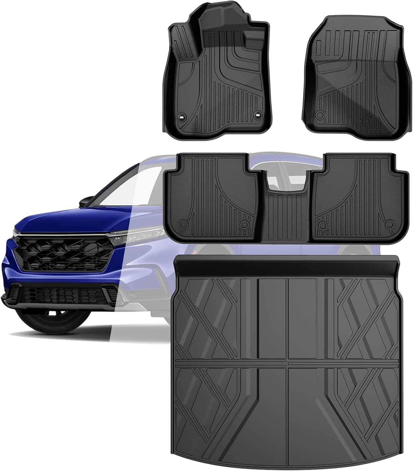 Custom Fit All Weather Floor Mats for Honda CR-V 2023-2026