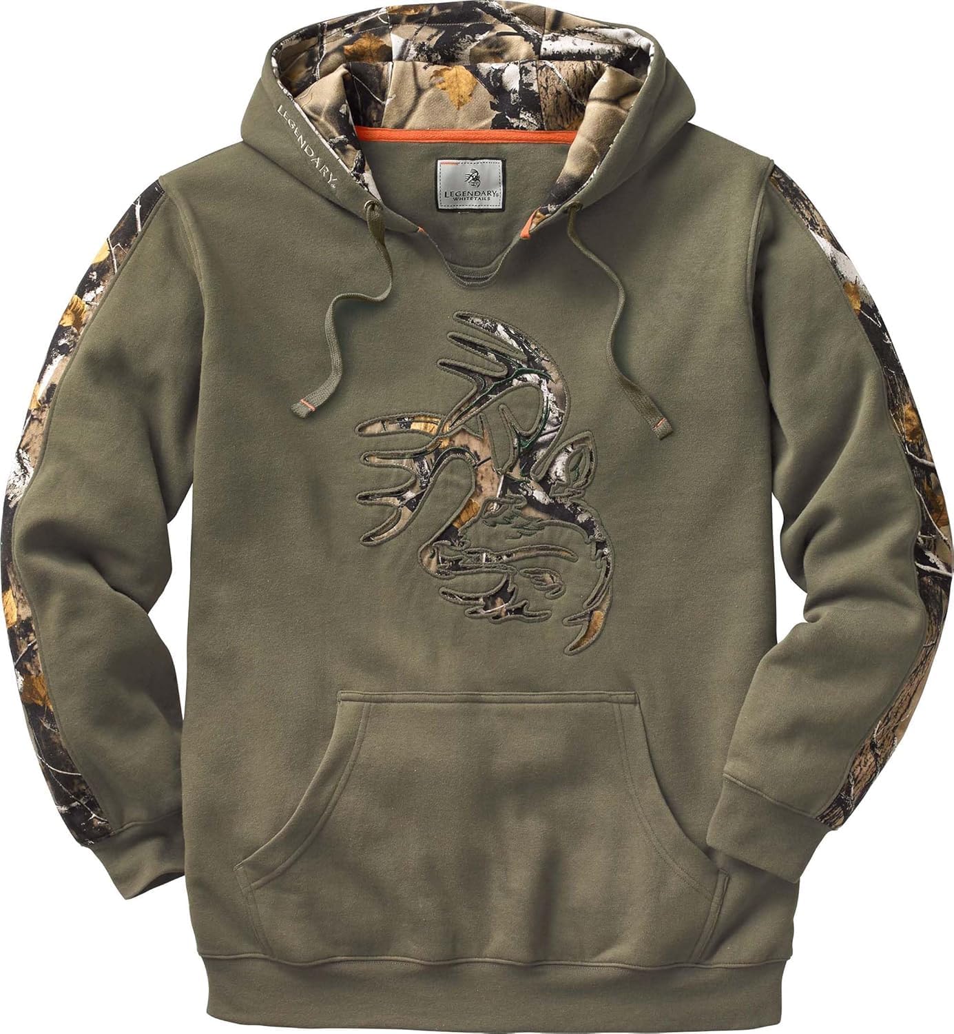 Legendary Whitetails Men's Camo Hoodie Pullover for Comfort