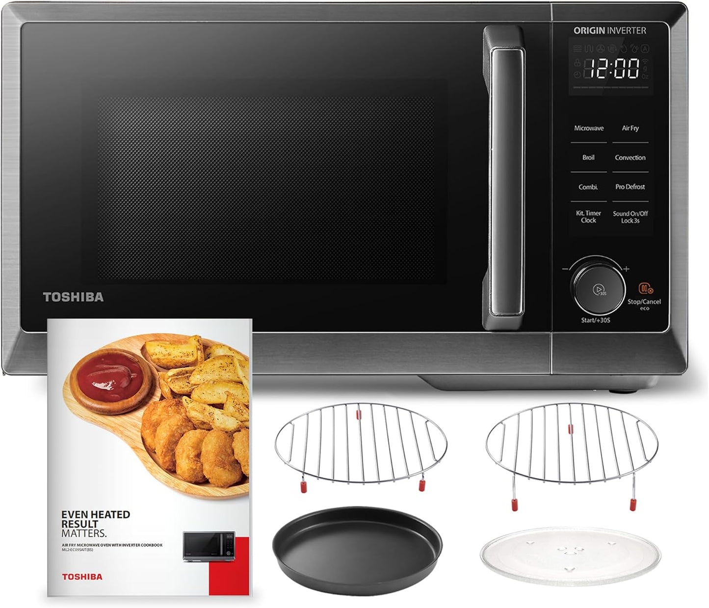 TOSHIBA Master Series Microwave: Air Fry, Broil, Convection
