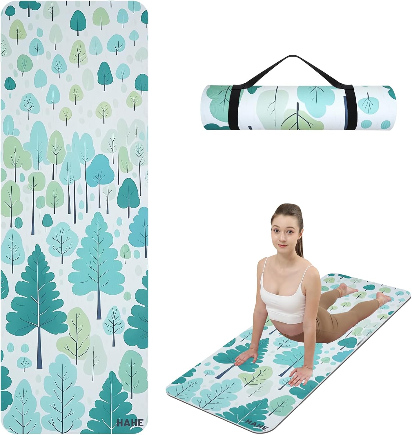 POE Yoga Mat 0.31 Thick - Non-Slip & Portable!