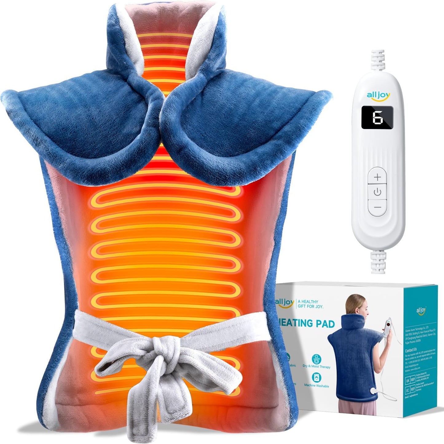 Extra-Large Heating Pad for Back Pain Relief and Comfort