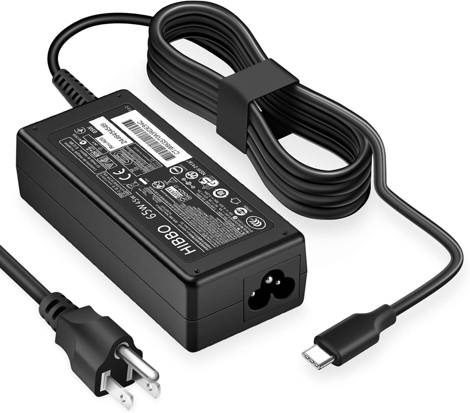 HIBBO 65W USB C Fast Charger for HP Chromebook