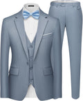 MAGE MALE Men's 3 Piece Slim Fit Suit Set - Elegant One