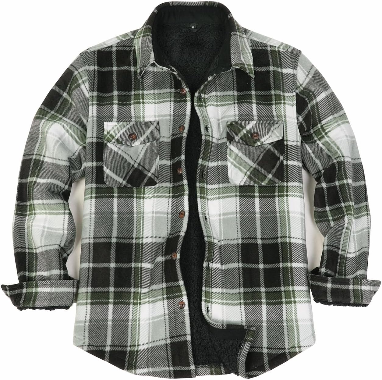 ThCreasa Mens Sherpa Fleece Lined Flannel Shirt Jacket Review
