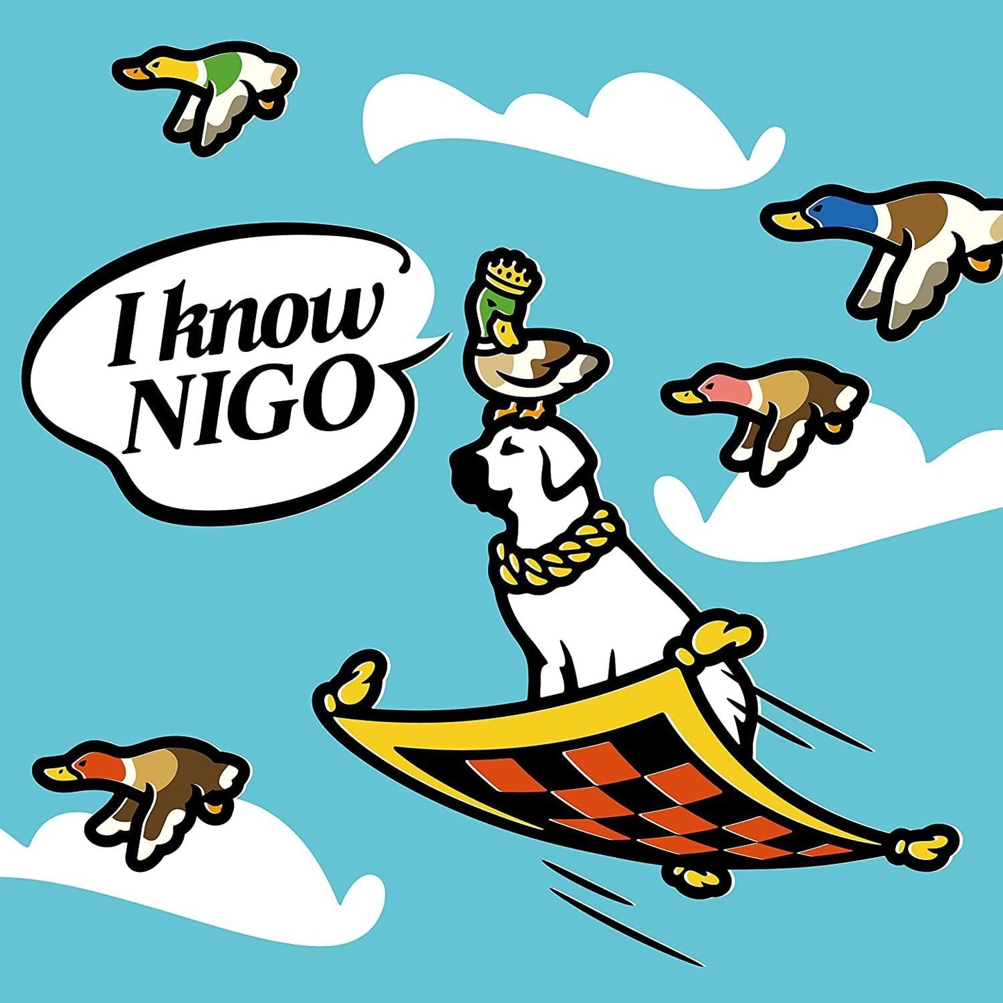 I Know NIGO! Light Blue LP with Explicit Lyrics for Music Lovers