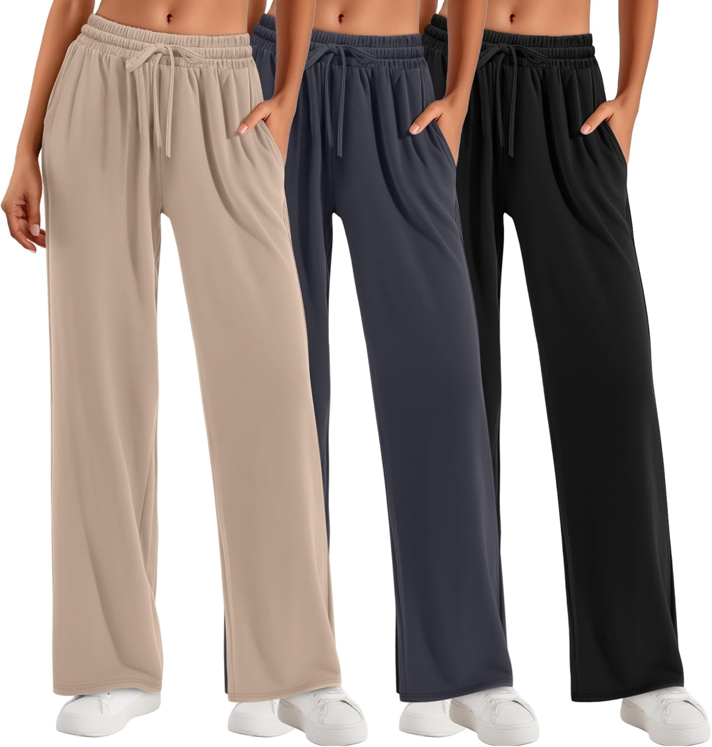 Neer Women's Baggy Sweatpants with Pockets for Cozy Comfort