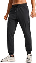 Athletic Joggers for Men - Lightweight Water Resistant Outdoor Pants